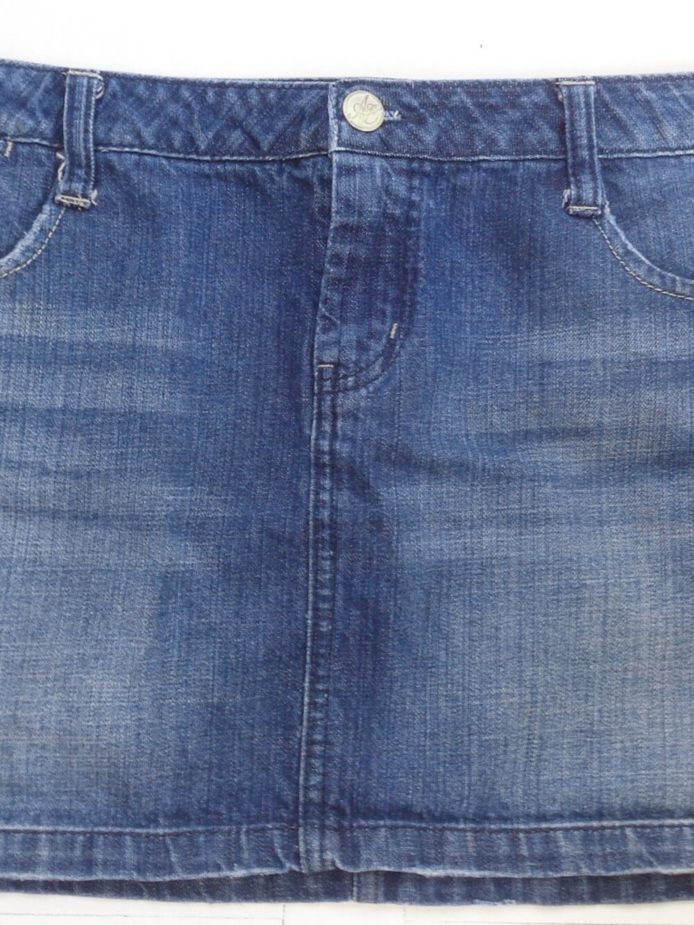 American Eagle "Live Your Life" Denim Mini Skirt